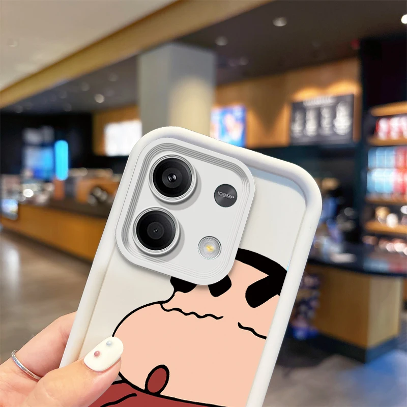 C-Crayon S-Shin Chan Cartoon Case For Redmi Note 13 12 Pro Plus 5G Note 13 12 11 10 9 Pro 12C 10C 9C A2 A1 Back Protective Cover