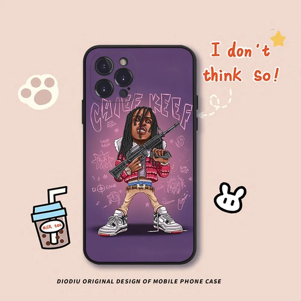 Chief Keef Phone Case For iPhone 14 13 12 Mini 11 Pro XS Max X XR SE 6 7 8 Plus Soft Silicone Cover