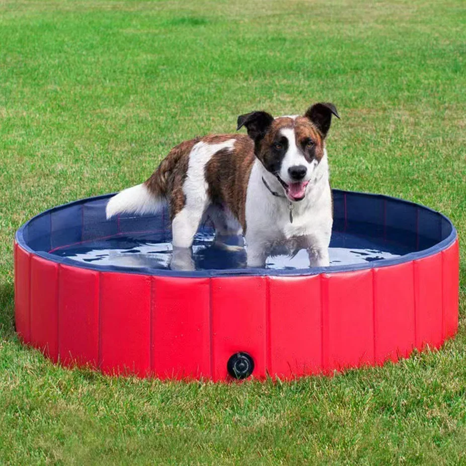 

Foldable Dog Swimming Pool Pet Dog Bathing Tub Pool for Small Dogs Pet Indoor Outdoor Cool Bathing Wash Bathtub Pet Accessories