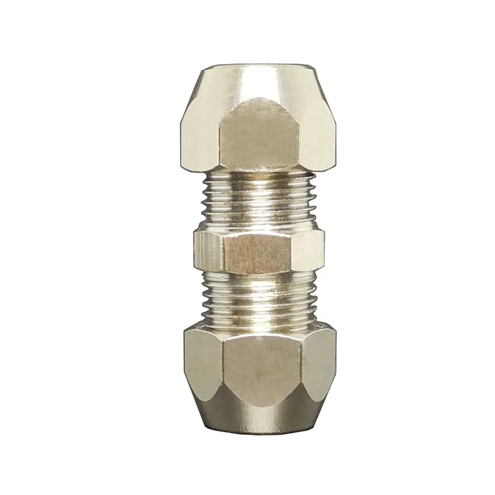 4 6 8 10 12 14 16 mm OD Tube Equal Reducer Coupler Straight Elbow Tee Corss Compression Union Fitting Brass Water Gas Fuel