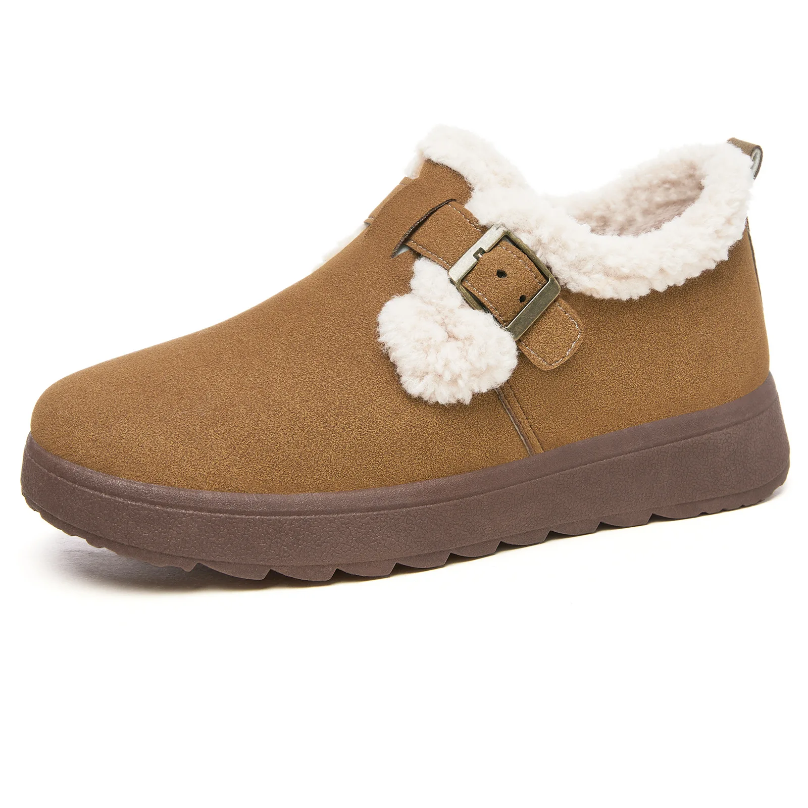 2025 جديد الشتاء الأحذية النسائية مريحة المرأة الثلوج الأحذية أفخم الدافئة حذاء من الجلد الشتاء سميكة موضة الأحذية القطنية تنوعا