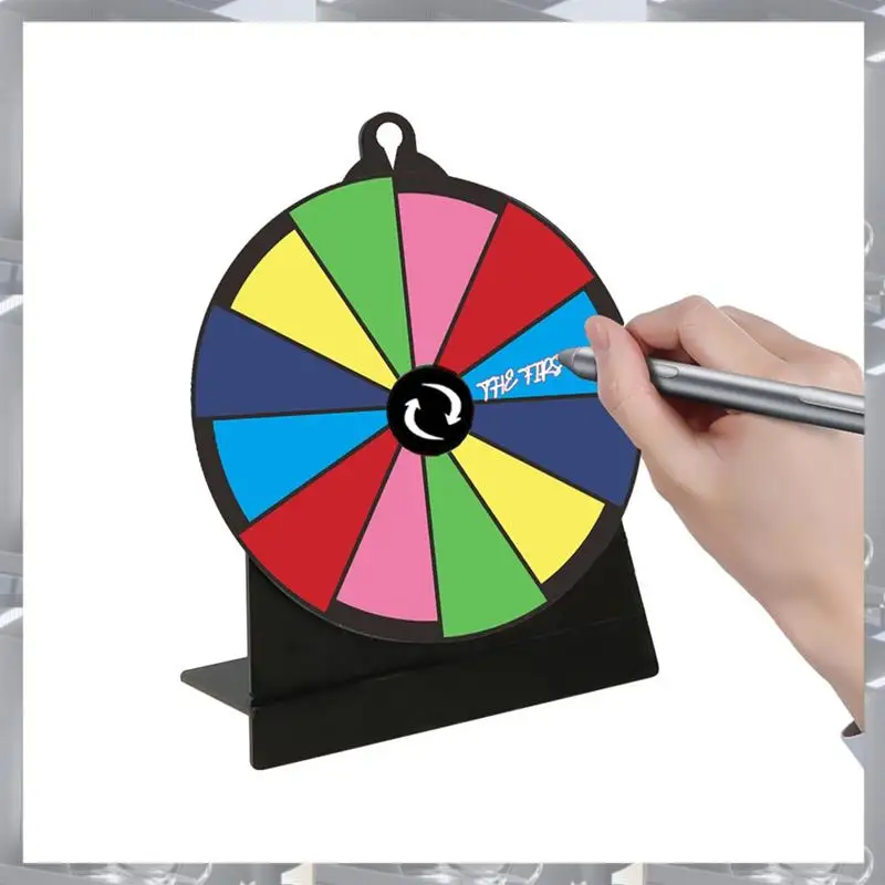 A84F-Fortune Wheel Drinking Game Set For Adults, Complete With Base Stand For Parties And Club Activities