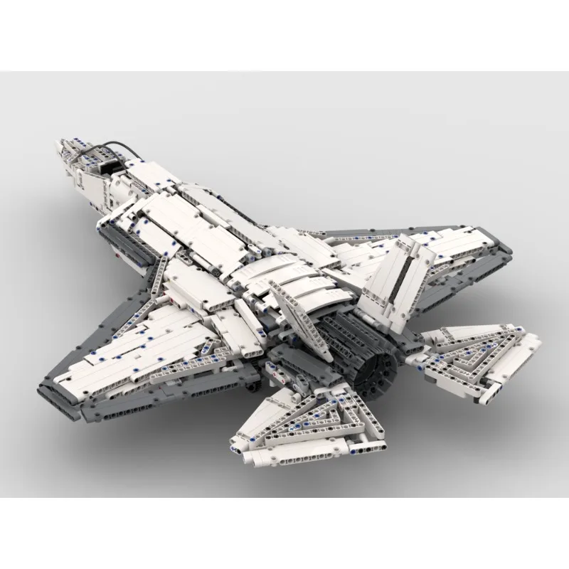2452PCS MOC Advanced Multirole Stealth Combat Jet Plane Model Building Blocks DIY Assembly Gifts for Adults Collection Desktop