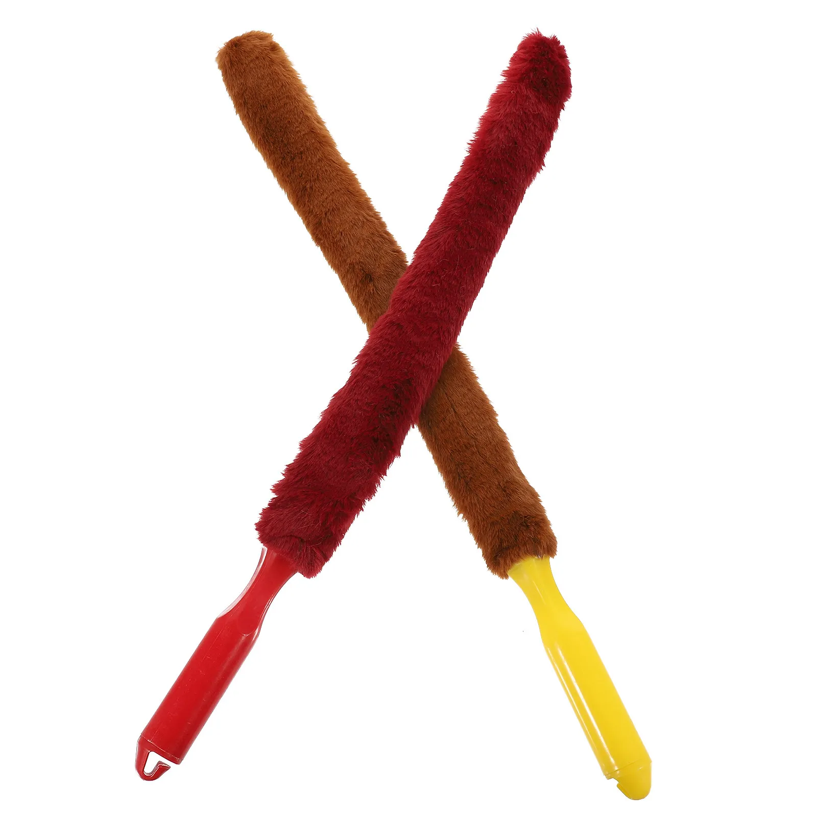 2pcs Guzheng Cleaning Brushes – Long-Lasting Dust Removal Tools for Chinese Zither, Plastic Keyboard Cleaners