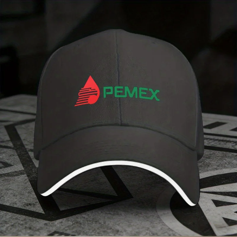 Nueva gorra de béisbol tipo sándwich ajustable de 1 pieza, gorra ligera estampada para mujer, gorra moderna para hombre con la inscripción "PEMEX", regalo ideal