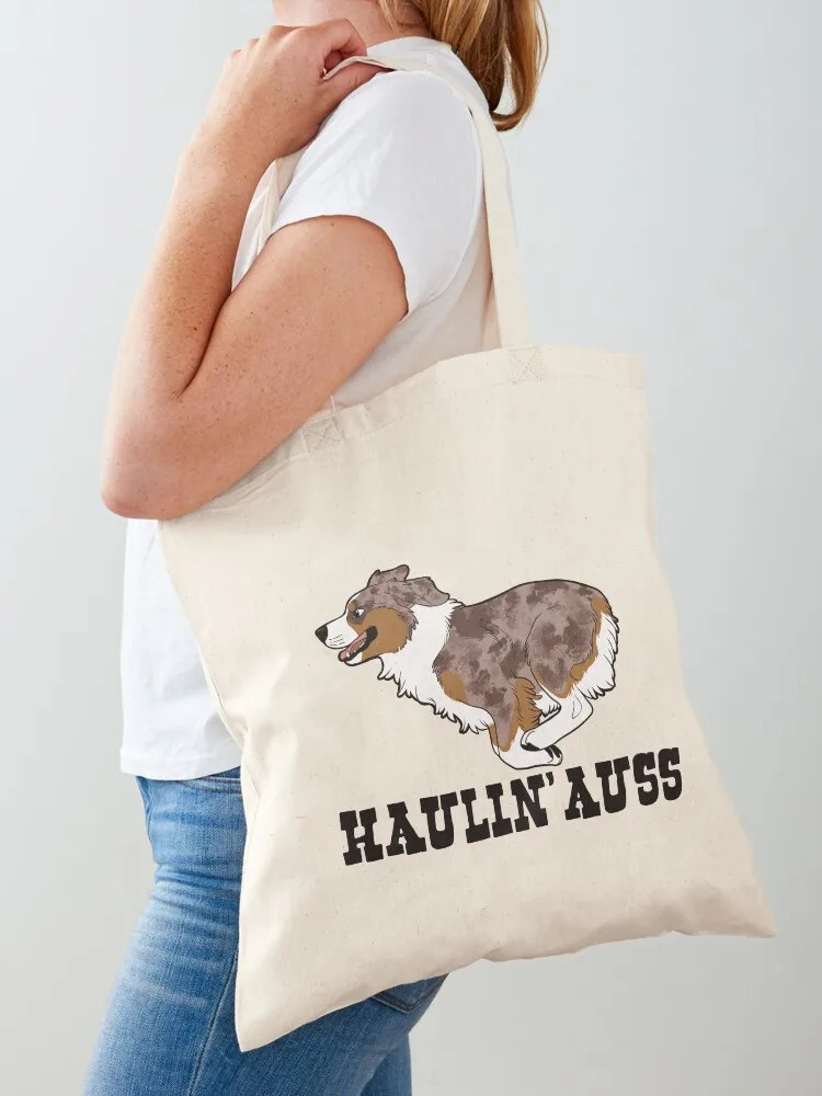HAULIN’ AUSS (red merle) Tote Bag eco pack personalized tote bag shopper bags for women Beach bag