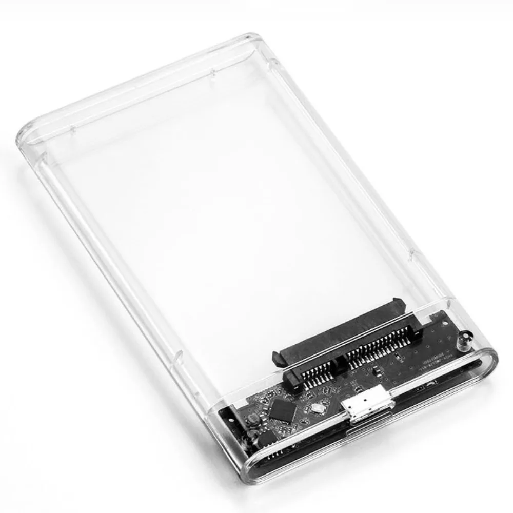Kotak Pelindung Drive Tidak Perlu Sekrup Ponsel Casing HDD 2.5 Inci Kotak Penyimpanan Hard Disk Kotak Hard Drive Casing Hard Disk Drive