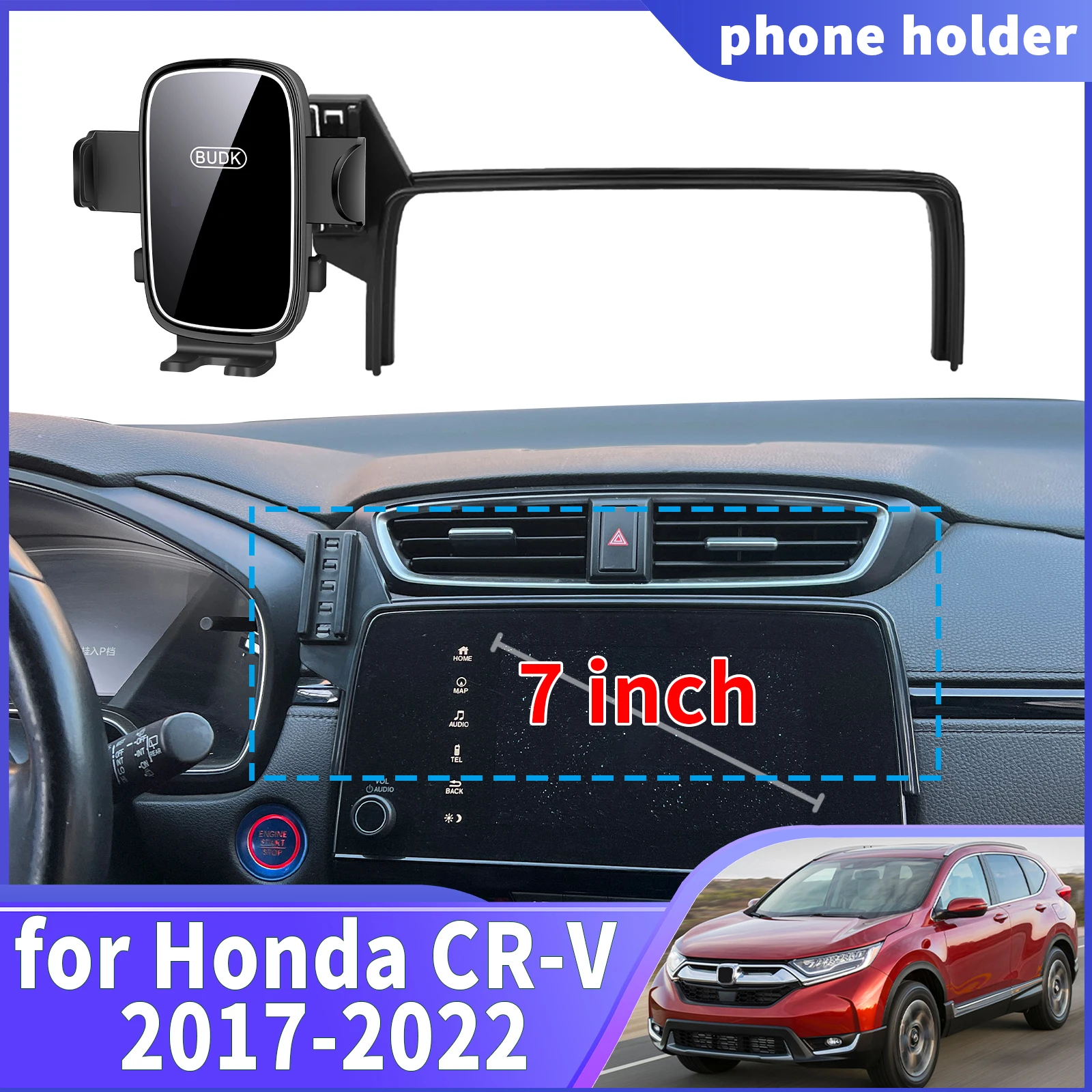 

fit for Honda CR-V 2017 2018 2019 2020 2021 2022 CRV RW RT ​​Navigation Phone Holder Mount Customized Car accessoires