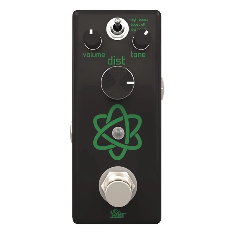 

ISET Heavy Metal Guitar Pedal Mini Atom Single Effect For Electric Guitar Bass True Bypass