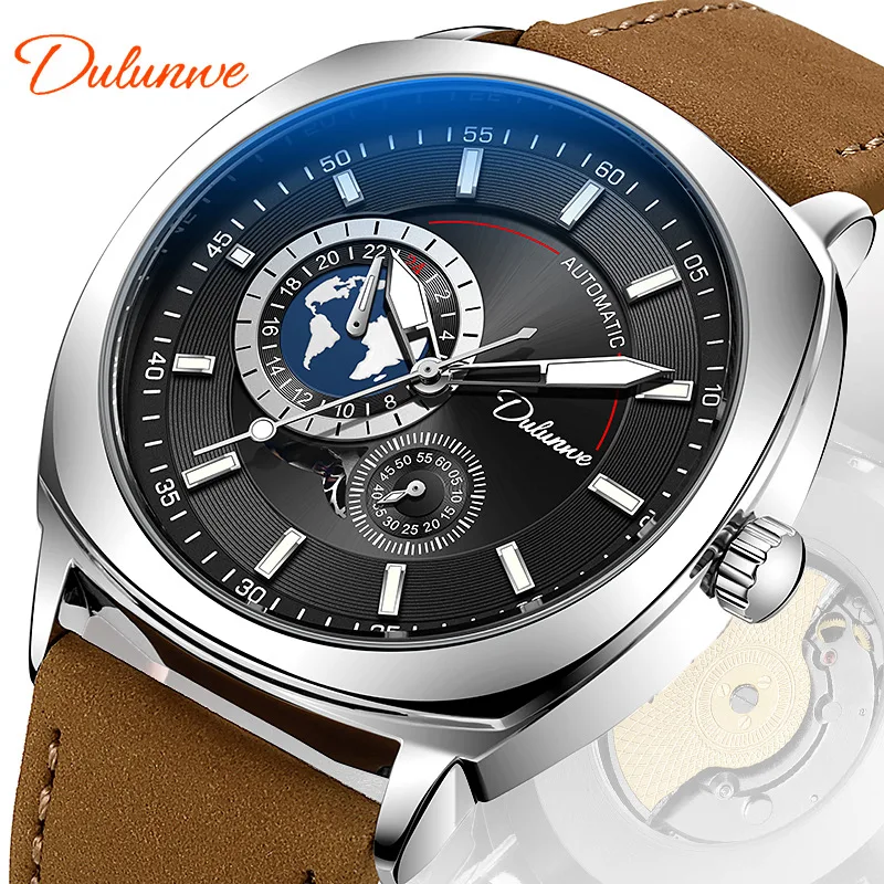 New Square-Shaped Men'S Automatic Mechanical Wristwatch Sporty And Stylish, A Luxury Men'S Watch, High-Quality Luxury Timepiece.