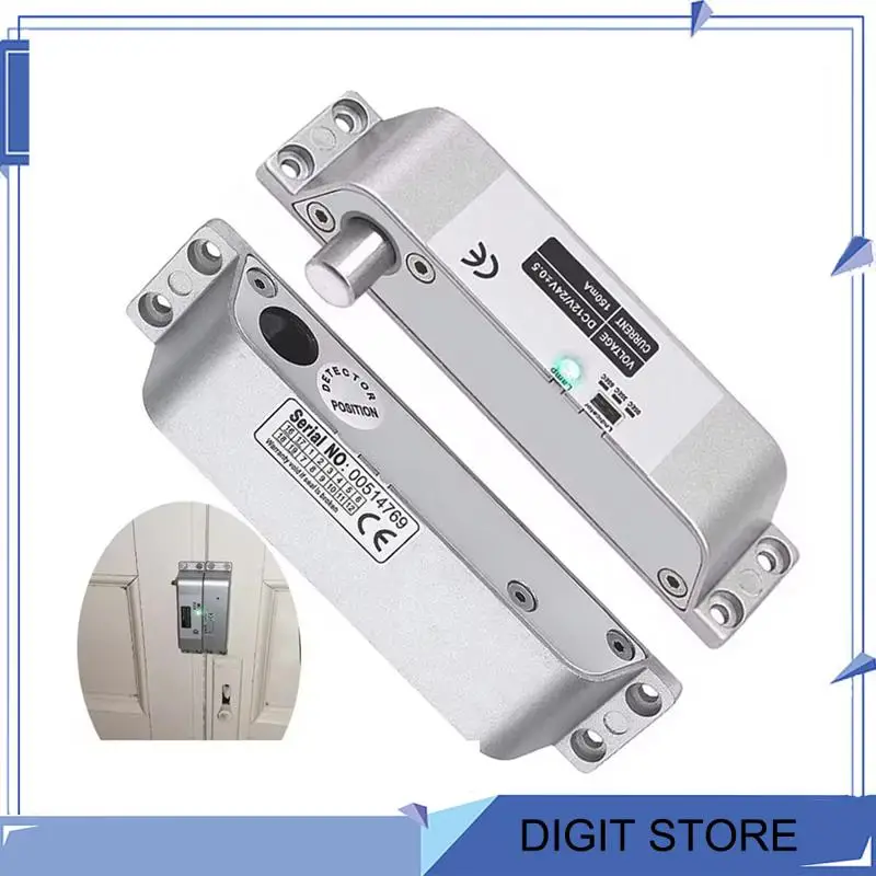 DIGIT-Electric Drop Bolt Lock Electronic Mortise Lock Fail Secure Mode For Access Control Electronic Mortise Lock