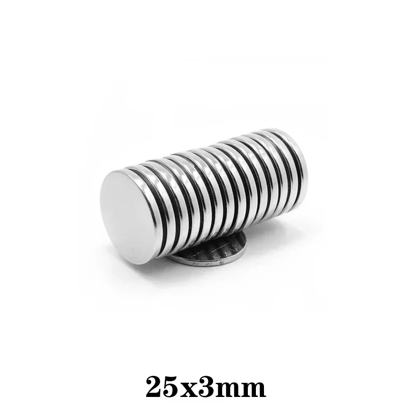 

25x3mm Round Powerful Magnet 25mmx3mm Sheet Magnet 25x3mm For Home Refrigerators, Offices DIY 25*3