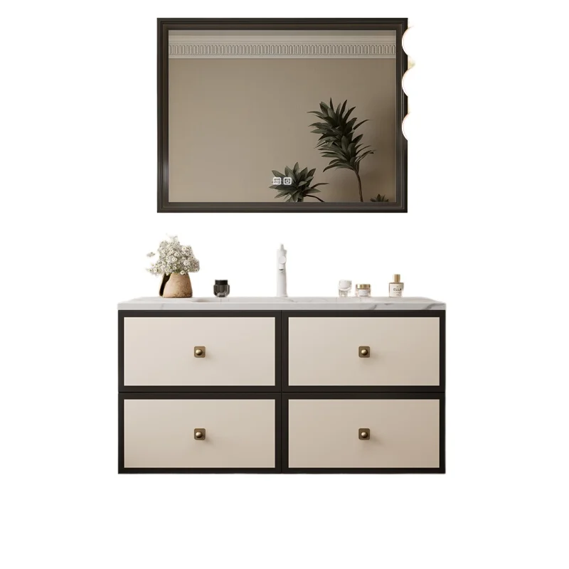 

Встроенная раковина из шифера, шкаф для ванной комнаты, умывальник, раковина