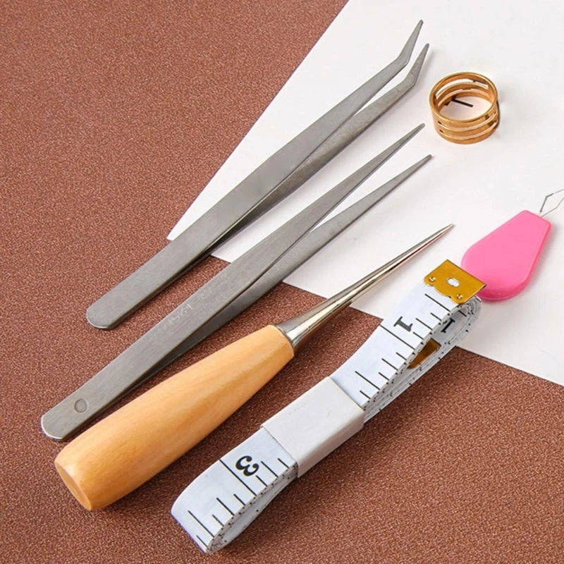 Essential Jewelry Tool Beadwork Tool Set Delicate Jewelry Tool Set Functional Cutting Scissors Needle for Jewelry Making