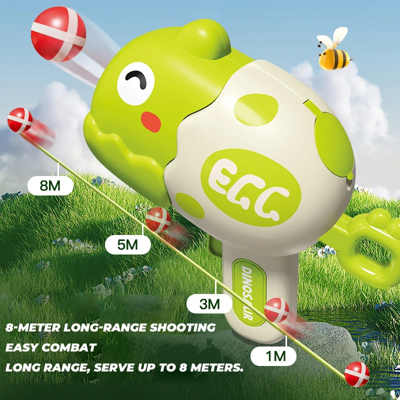 Cartoon Dinosaurier Klebrige Kugel Spielzeug Pistole Indoor Schießen Sport Dart Disc eltern-kind-Interaktion Kinder Pädagogisches Spiel Spielzeug geschenke