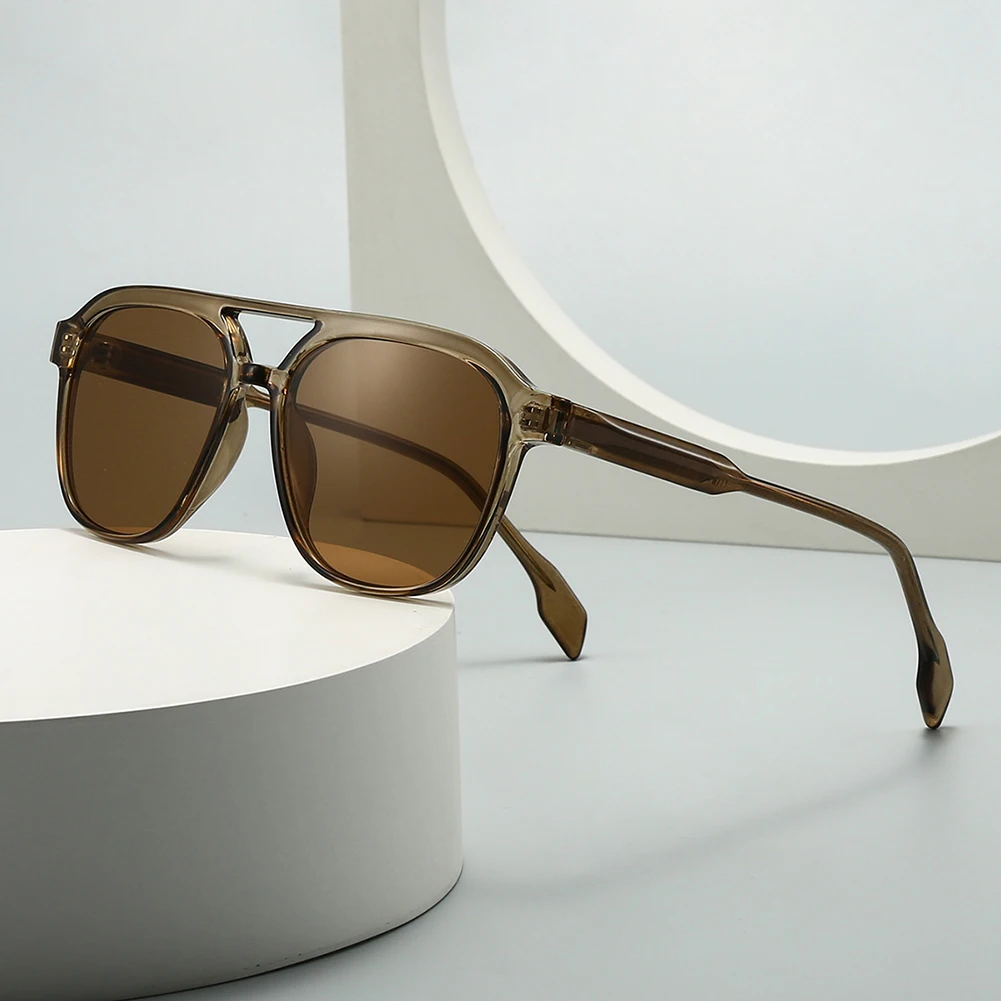 Peekaboo Square Sunglasses Retro Women Driving Male Acetate Unisex Big Frame Sun Glasses for Men Uv400 Brown Leopard Black