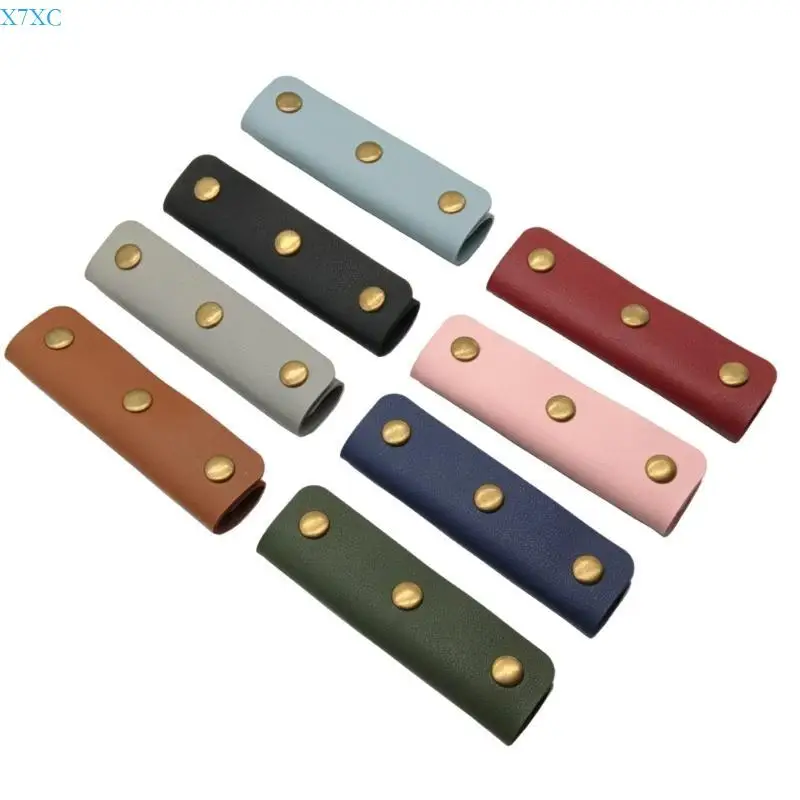

X7XC Fashionable Handbag Accessory Slip Resistant Reinforced Buckle Closure Soft PU Protective Sleeve For Shopping Bag