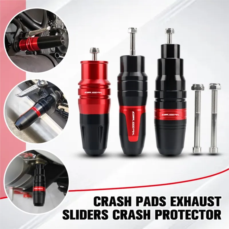 Motorcycle Accessoires Aluminum Falling Protection Exhaust Slider Crash Pads Slider FOR HONDA CBR1000RR CBR 1000RR