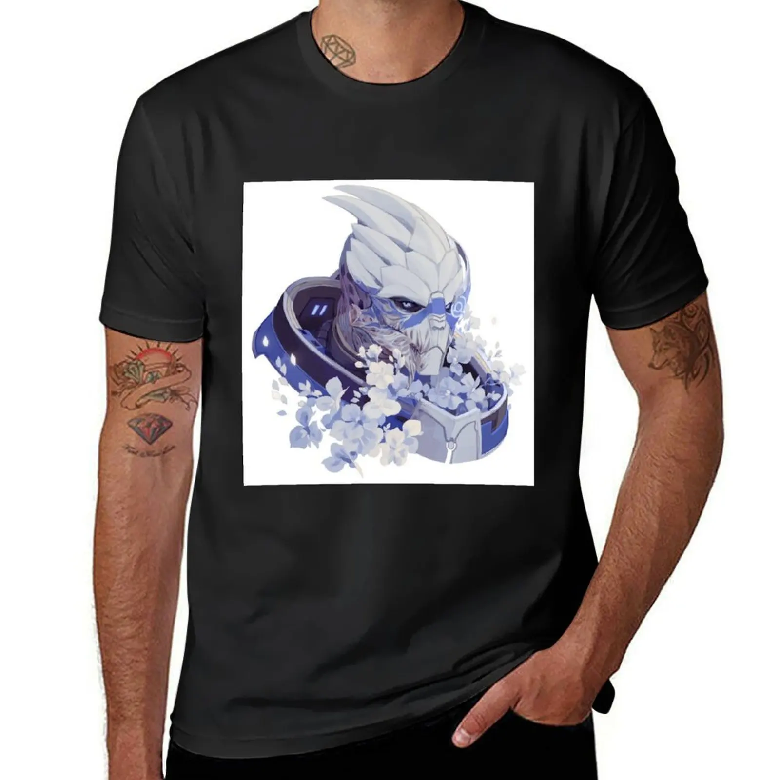 

ME3 GARRUS T-Shirt hippie clothes kawaii clothes mens graphic t-shirts big and tall