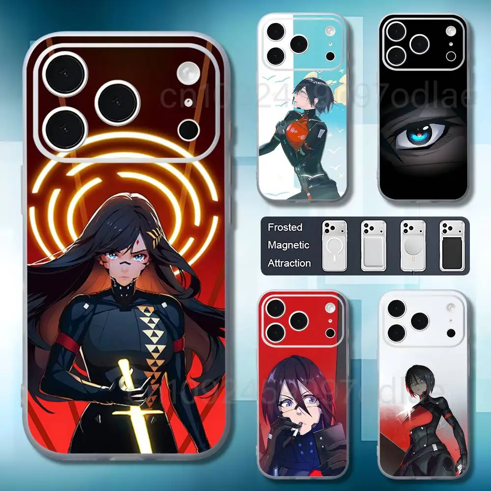 Game S-Signalis Magnetic Frosted Cover Phone Case For iPhone 17 18 11 16 12 15 14 13 Pro Plus Max Air Mini
