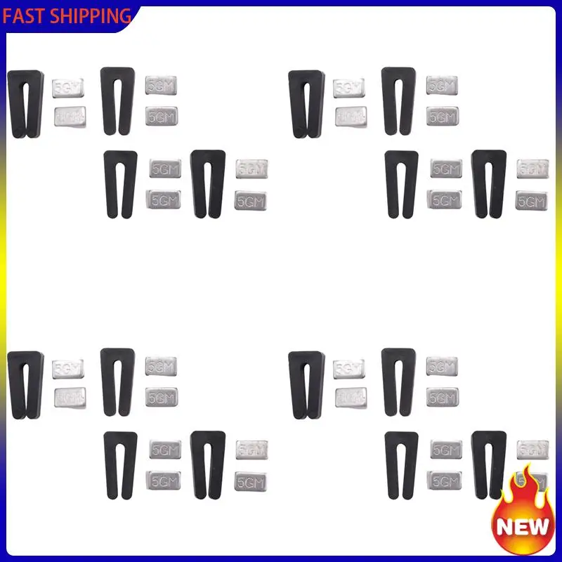 

Специальный 16-комплект комплекта для балансировки лопастей потолочного вентилятора Комплект для балансировки веса вентилятора включает балансировочный зажим и самоклеящийся металл 5GM