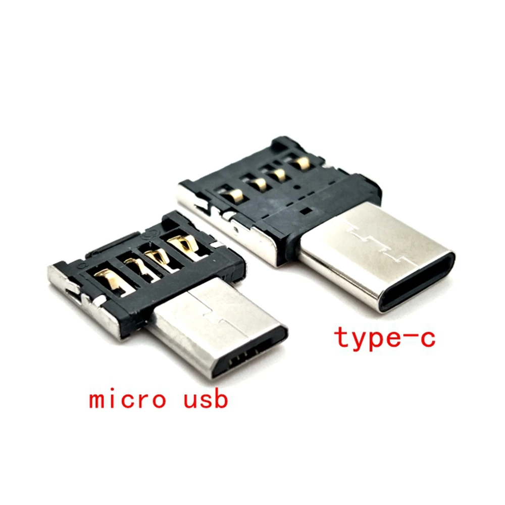 Universal Tipo-C OTG Adaptador Conversor de Cabo de Dados, Micro USB para USB, Telefone, Android, Adequado para Huawei