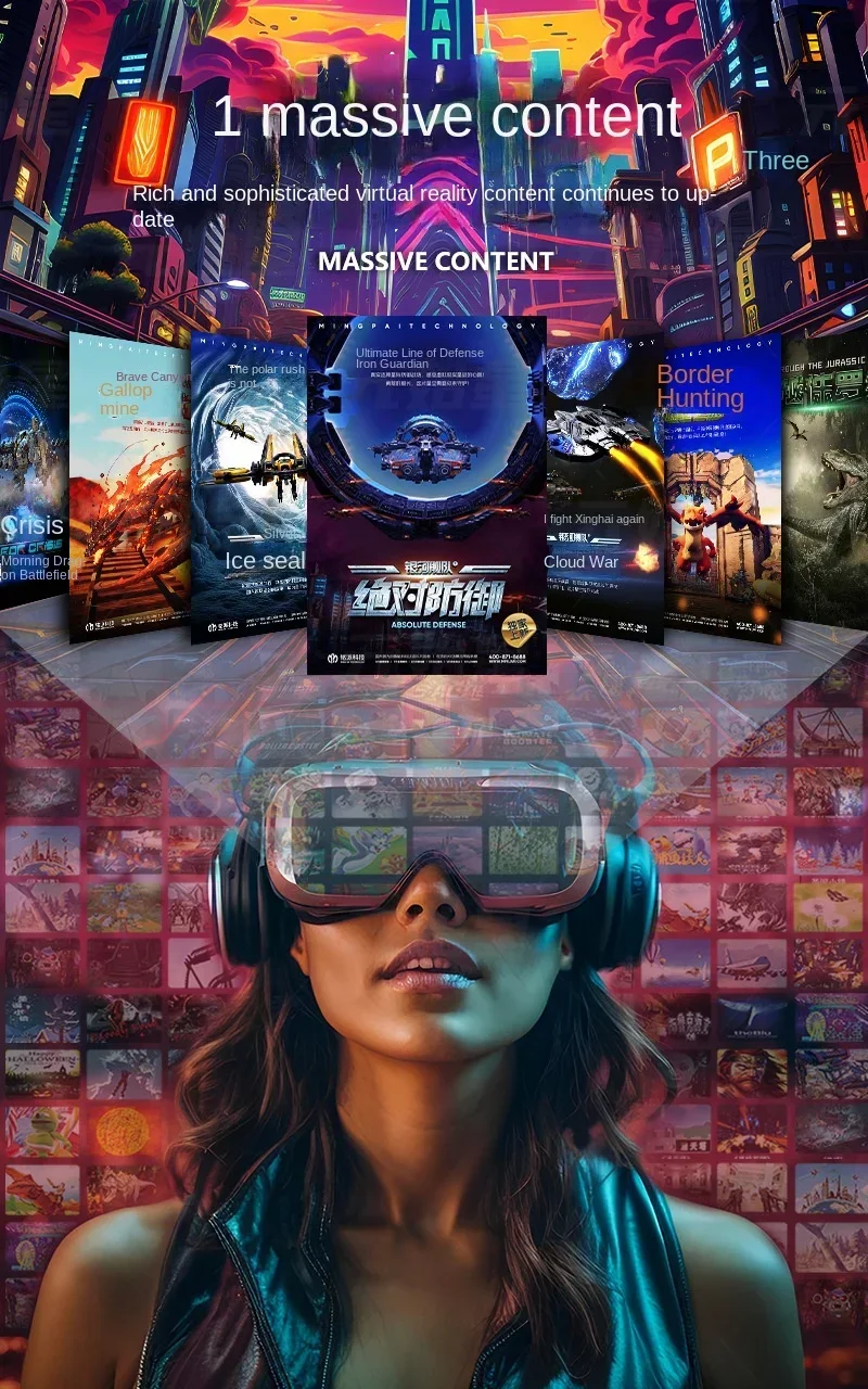 vr No. 1 multi-human sense interactive cinema large-scale experience equipment amusement commercial