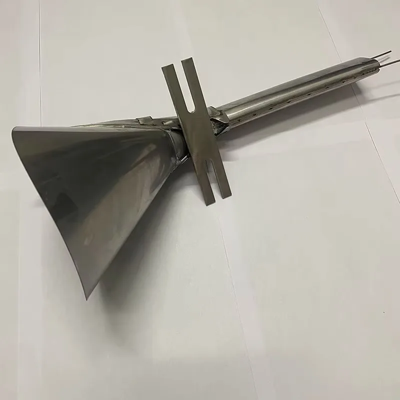 Vertical Packager Forming Former with Discharge Hopper, 3-Side Seal Stainless Steel Shaper, Fit Roll Film 150mm to 190mm