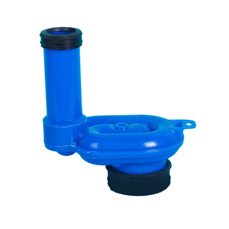 For HP101 PP Drain Pipe For Squat Toilet Wall Mount Urinal Offset Connector S‑Trap Plumbing Bathroom Accessory