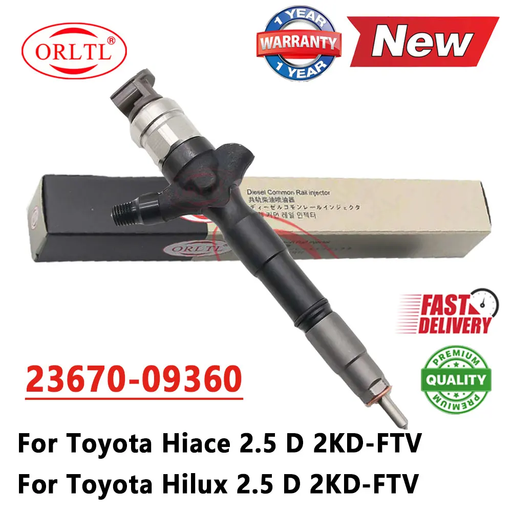 

2KD-FTV injector 23670-09360 for DENSO Injection Nozzle Diesel TOYOTA HILUX 23670-0L070 095000-8740 095000-7761 HIACE V2.5 D4D