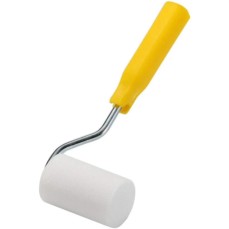 24個入りミニフォームペイントローラー塗装装飾キット2インチ小型ペイントローラートレイセット壁塗装修理ブラシ-B61B