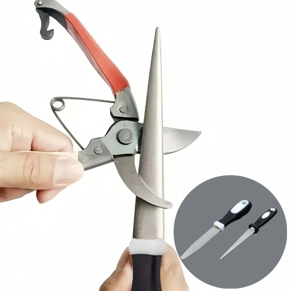 Diamond Small Semicircle File Handheld Double Sanding Flat Surface for Sharpening Sharp Tools Rust Removal Cutting Edge Tools