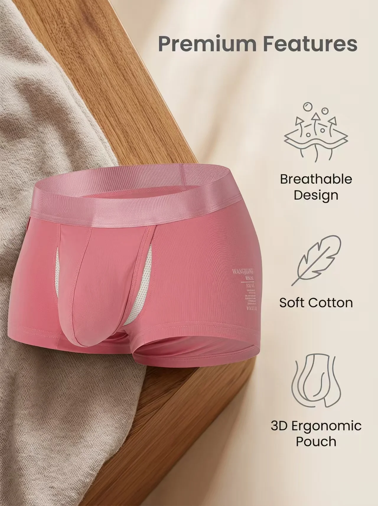 1 adet pembe erkek külotu, şık - Boxer Brief Pack Cotton incelemesi ve fiyatı