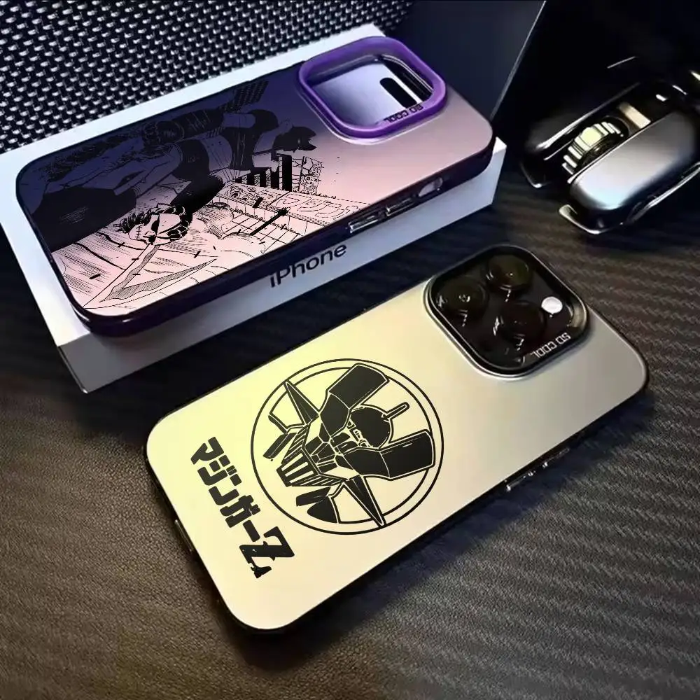 Funda para Teléfono con Diseño de Anime y Manga Mazinger Z para iPhone 17, 16, 15, 14, 13, 12, 11, Mini, Pro, E, MAX, Mate, Resistente a Impactos
