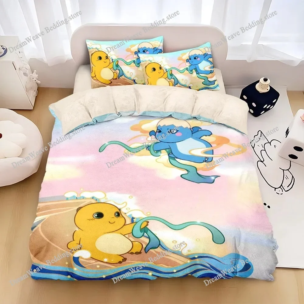 

Exquisite 3D NAILONG Wallpaper Cute Cartoon Digital Printing Bedding Set Duvet Cover Comforter Bed Youth Kids Girls Gift963963
