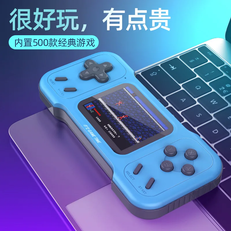 휴대용 클래식 핸드헬드 미니 TV, FC500 레트로 비디오 게임 콘솔, 내장 500 게임, 3.0 인치 플레이어 화면, A15, 신제품