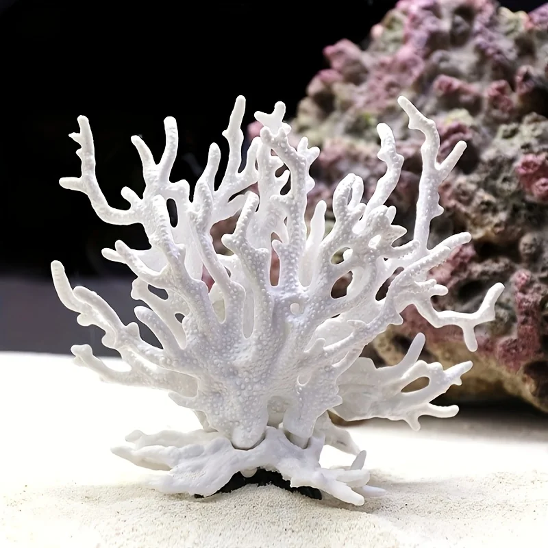 1 Stück/3 Stück mehrfarbige Ozean dekorative Korallen-Meereslandschaft Raumdekoration Harz Aquarium Ornament