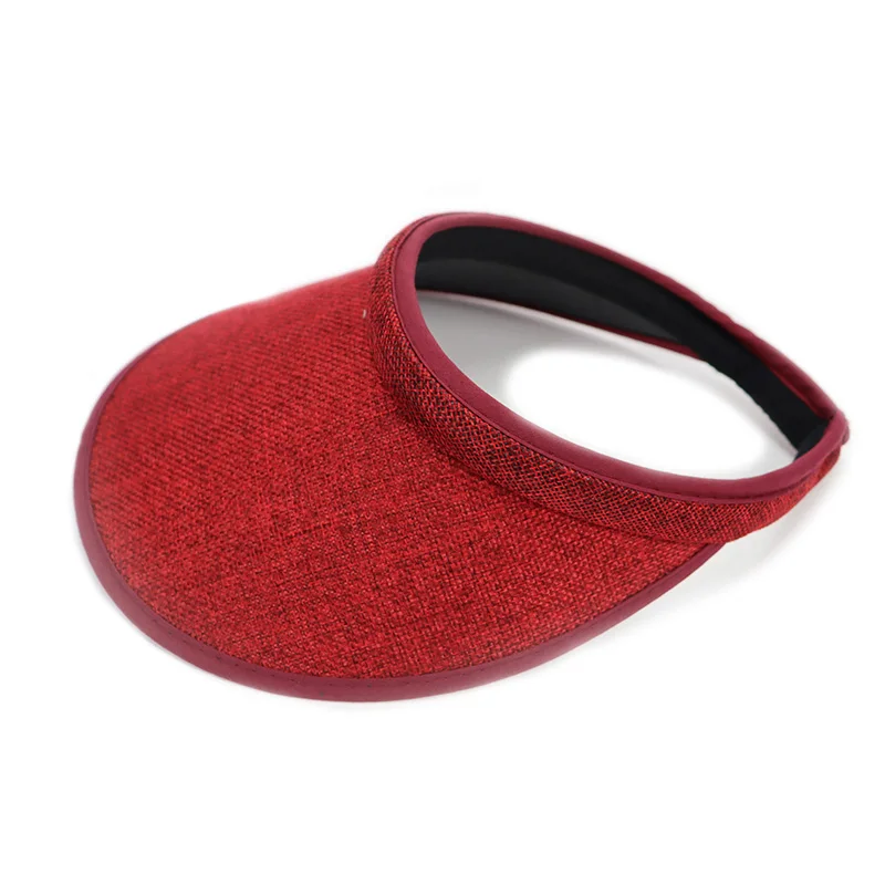 Women Fashion Sun Hats portable Clip Style Summer Caps for outdoor sports sunshade hat image 5