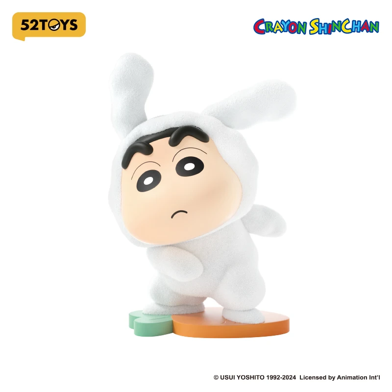 Caixa cega de Crayon Shinchan para fãs de anime, caixa aleatória, animal ChaCha, caixa aleatória, decoração desktop, presente para fãs de anime, 52 BRINQUEDOS