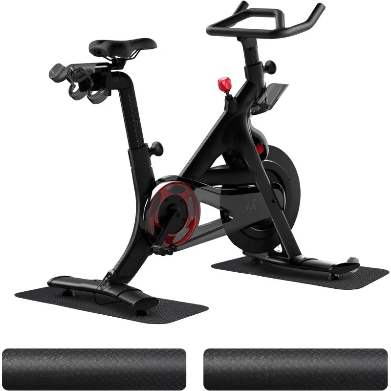 

2PCS Bike/Rowing Machine Mat for Carpet Floors, Compatible with Peloton/Yosuda, Bike Mat for Hardwood Floors, Mat for Under Bike