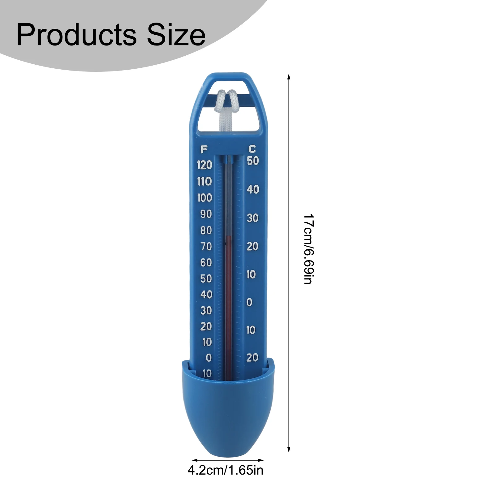 Floating Thermometer 17x4.2CM High Quality New Arrive Portable Swimming Pool Acces Swimming Pools Parts Water Tester