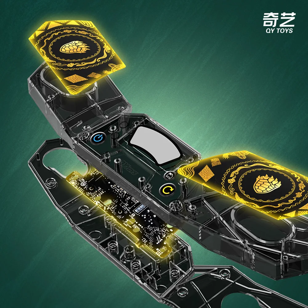 QiYi Cube الذكية الموقت XuanWu QY 3x3x3 المكعب السحري الموقت XuanWu لعبة تعليمية الأطفال هدية