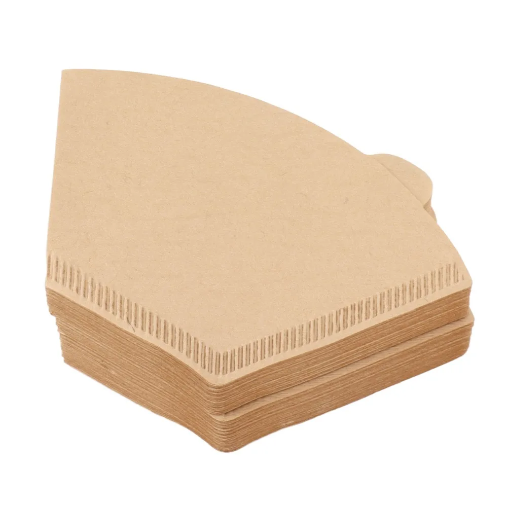 

100PCS Set 1 to 2 Cups Coffee Paper Filters Disposable Unbleached Pour Over Filters Paper Drip Coffee Filters Coffee Preparation