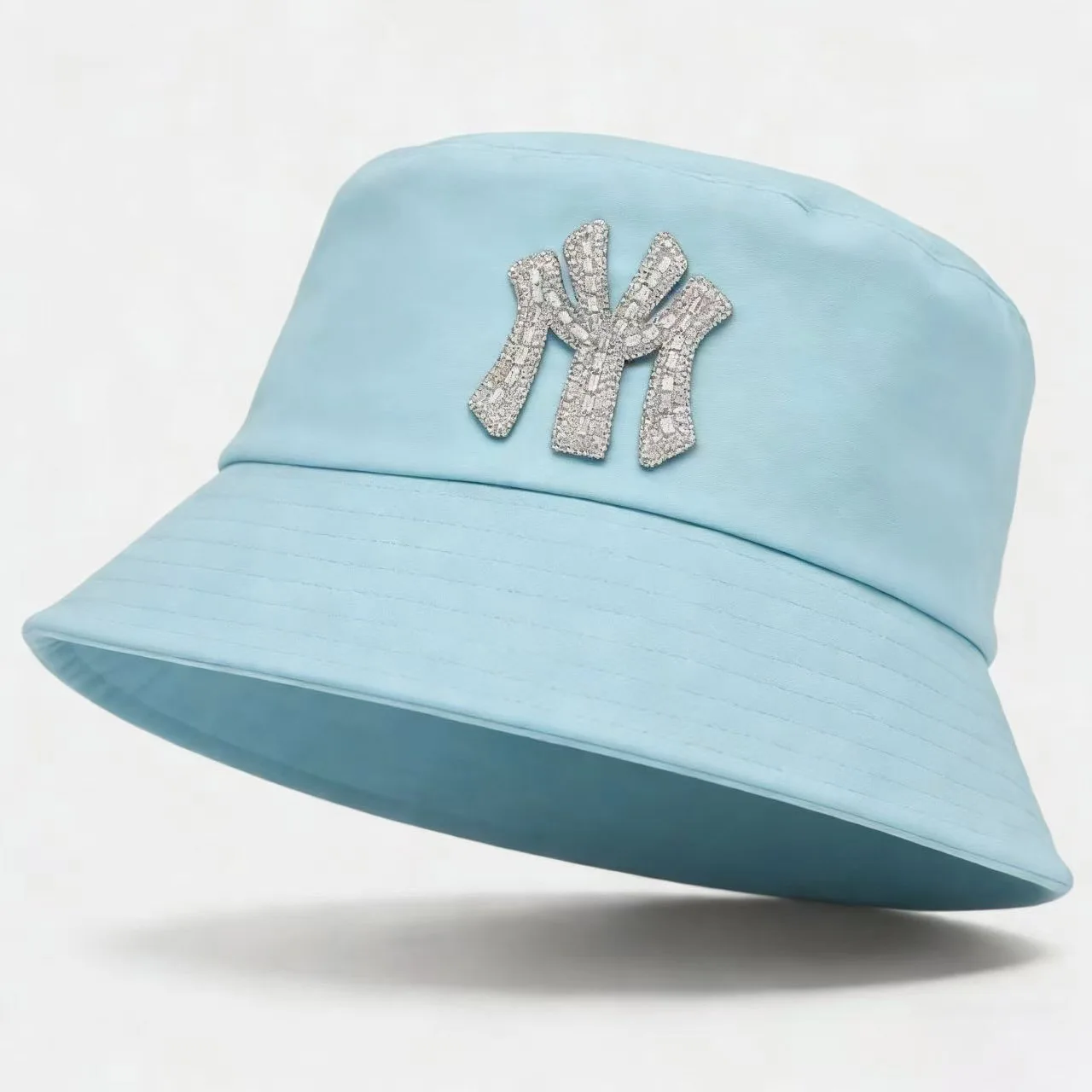 Neue MY Luxus-Diamant Komplett-Baumwolle Einfarbige Einseitige Fischerhüte für Männer und Mehrfarbige Basin-Caps für Frauen – Detail 3
