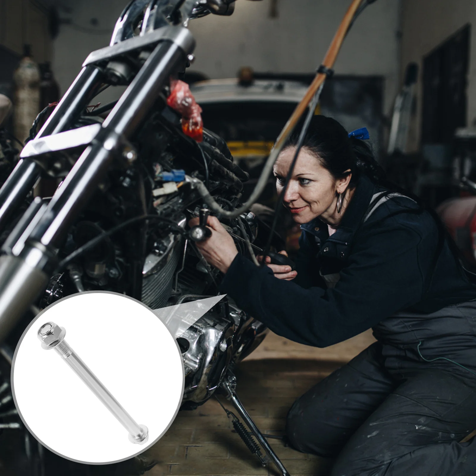 

Precision Metal Bike Axle Bolts Front Rear Wheel Replacement for Atv Scooter Motorcycle Wheel Parts Durability Performance