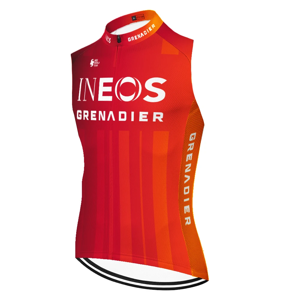 2026 proteam ineos cycling jersey breathable summer sleeveless MTB Ropa Ciclismo grenadier maillot quick dry bike jersey