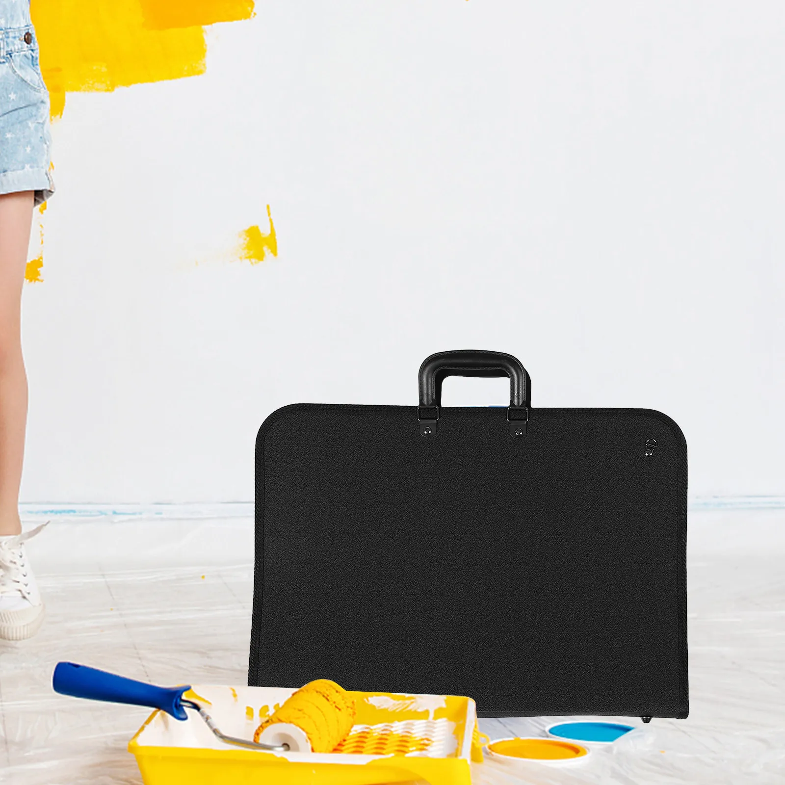 Outdoor Sketching Bag Artist Portfolio Waterproof Drawing Board Storage Tote Multifunctional Carrying Case Lightweight Shoulder