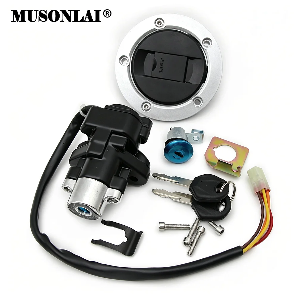 Ignition Switch Lock Fuel Gas Tank Cap Seat Lock For Suzuki SV650 SV650S SFV650 SV1000 GSXR1000 GSXR1000Z SV650SF SV650A SV1000S