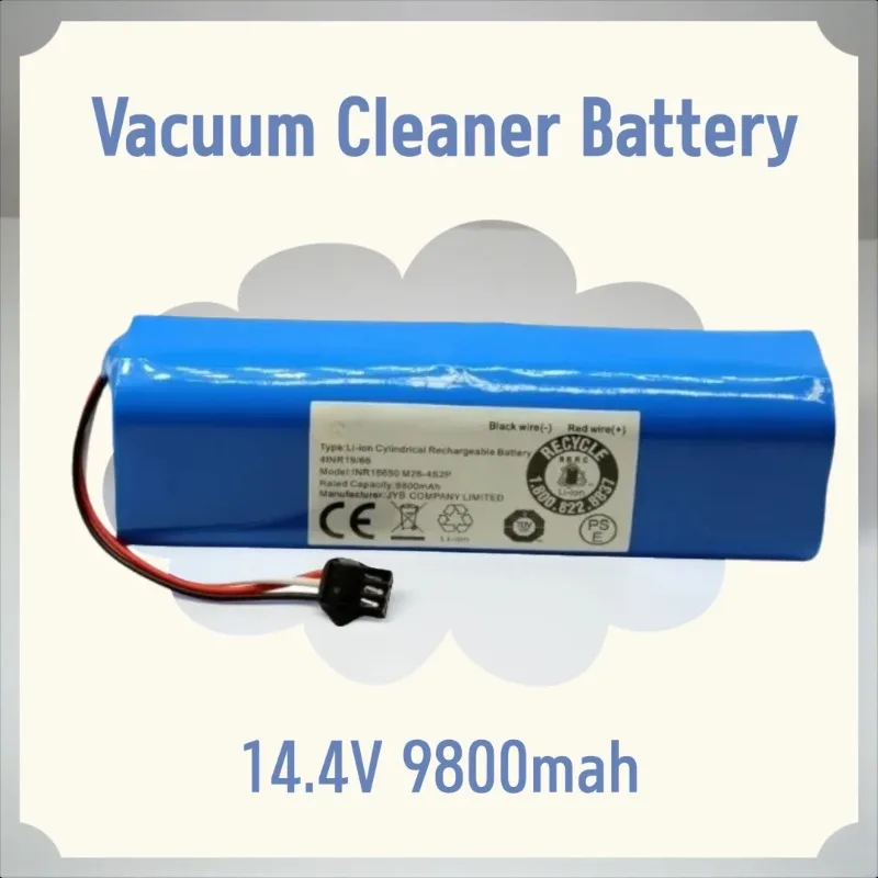 

Аккумулятор 14.4V 9800mAh для роботов-пылесосов Lydsto R1, Roidmi Eve Plus, Viomi S9