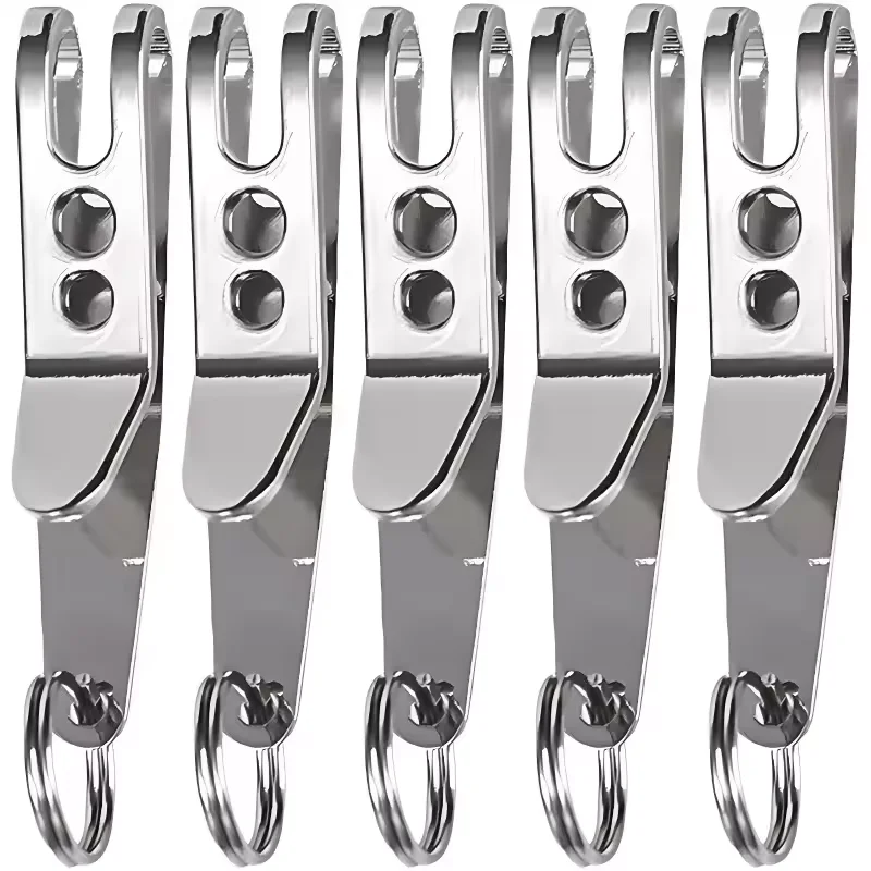 Luggage Bags Pocket Suspension Clip with Key Carabiner Clip Outdoor Quicklink Keychain Key Suspension Pocket Clip Camping Gadget